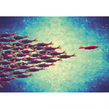 Obraz PROTI PROUDU G3014 PINTDECOR