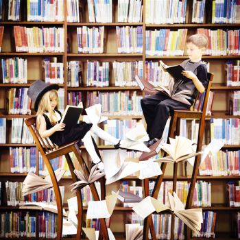 Malba V KNIHOVNĚ G1598 PINTDECOR