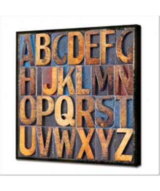 GL3456 PINTDECOR DŘEVĚNÁ PÍSMENÁ SVÍTÍCÍ OBRAZ