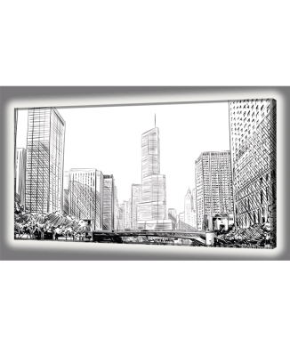 Obraz METROPOLI LIGHT GL4482 PINTDECOR