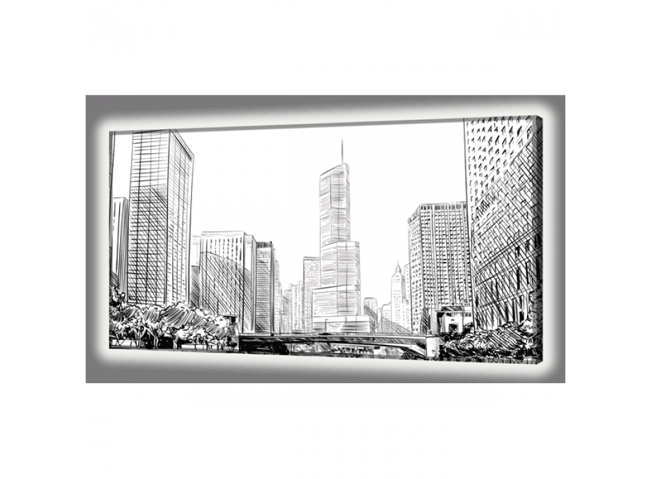 Obraz METROPOLI LIGHT GL4482 PINTDECOR