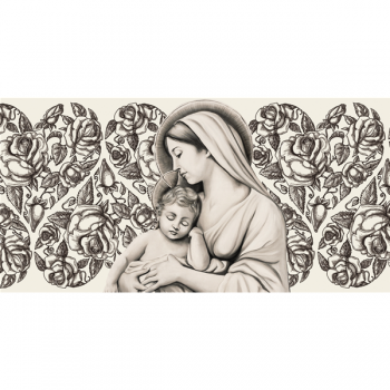 Obraz Madona s dítětem mezi srdci G2340 PINTDECOR