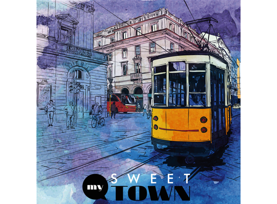 Obraz MY SWEET MĚSTO G1250 PINTDECOR