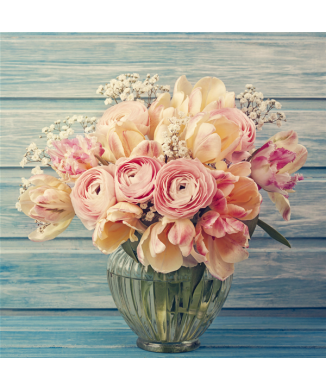 Rámec RŮŽOVÝ KVĚT G1084 PINTDECOR