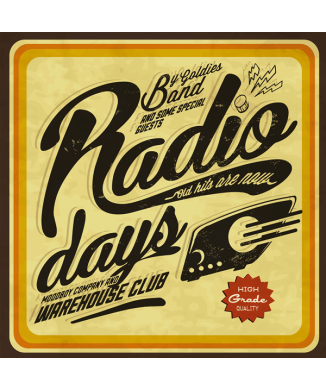 Rámec RADIO DAYS G1454 PINTDECOR