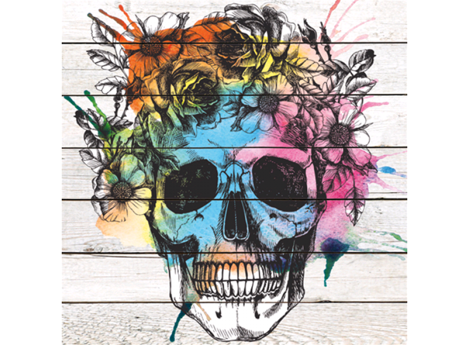 Obraz KVETOUCÍ LEBKY G3994 PINTDECOR