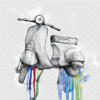 Obrázek VESPA 50 G2962 PINTDECOR