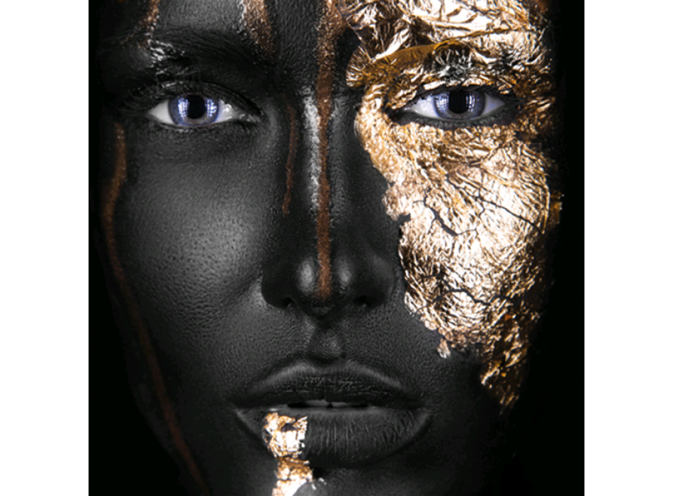 Obraz VISI GOLD BLACK G3794 PINTDECOR