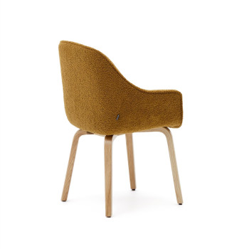 Židle Aleli z ovčí kůže