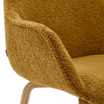 Židle Aleli z ovčí kůže