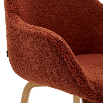 Židle Aleli z ovčí kůže