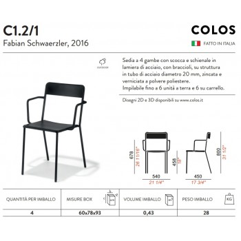 Židle C1 2 COLOS