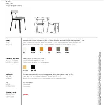 Židle Feluca Infiniti