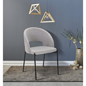 ŠEDÁ SADA ŽIDLÍ HELSINKI 2 KS