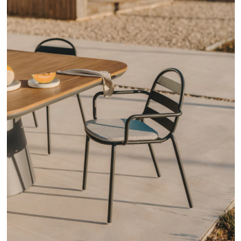 Židle Joncols z lakovaného hliníku THE SHAPE