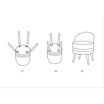 RŮŽOVÁ MINI PAŘÍŽSKÁ ŽIDLE