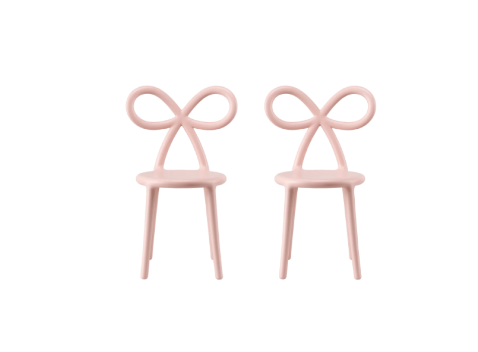Sada 2 dětských židliček QEEBOO Ribbon