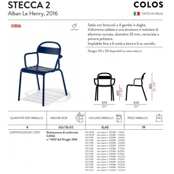 Židle STECCA 1 COLOS