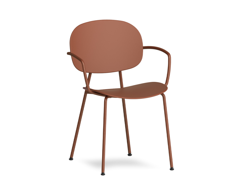 TONDINA POP židle se 4 nohami a područkami - INFINITI