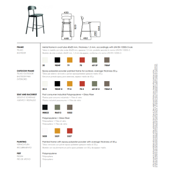 Feluca Pop Infiniti stolička do interiéru i exteriéru