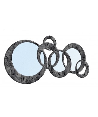 Zrcadlo s kruhy a listy P2934G P2934M Pintdecor