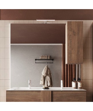 JUPITER Zrcadlo sloupové pro 1 dveře s LED osvětlením