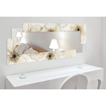 Obdélníkové zrcadlo Petunia Ivory P4004 PINTDECOR