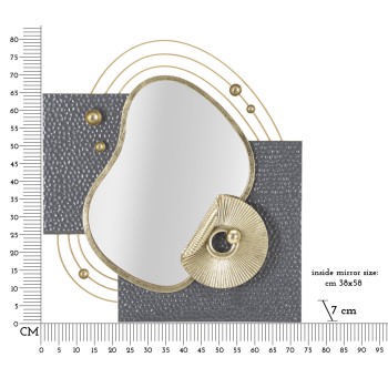 NÁSTĚNNÉ ZRCADLO UMĚNÍ