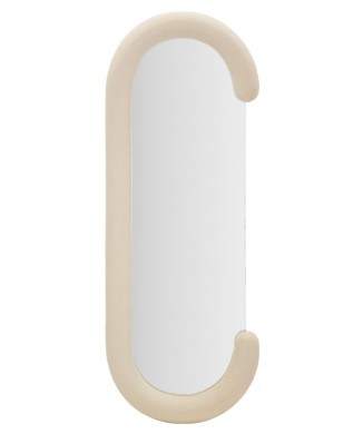 NÁSTĚNNÉ ZRCADLCO V BARVĚ CHANTAL CREAM VELVET