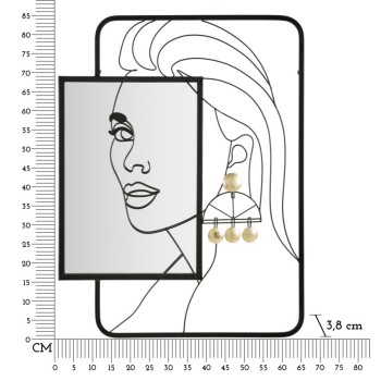 NÁSTĚNNÉ ZRCADLCO ELEONOR