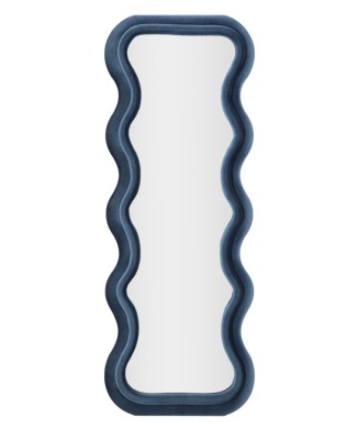 Nástěnné zrcadlo EMILY BLUE VELVET