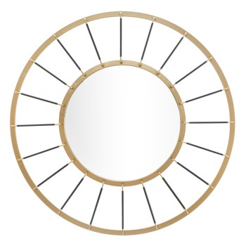 GLAM TMAVÉ NÁSTĚNNÉ ZRCADLCO