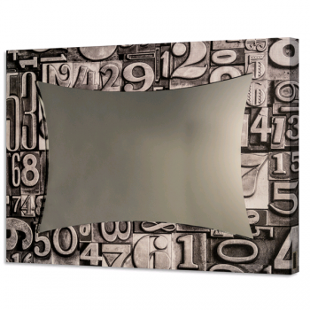 Zrcadlo TYPOGRAFICKÁ ČÍSLA GS4368 PINTDECOR