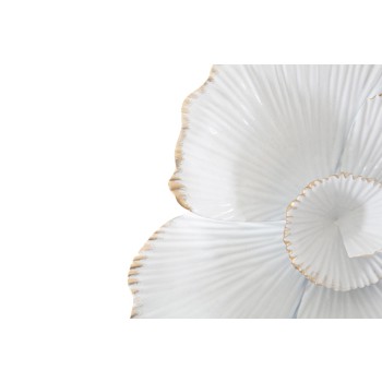 ZRCADLO S BÍLÝM KVĚTEM