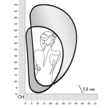 NÁSTĚNNÉ ZRCADLCO S NAHOTOU