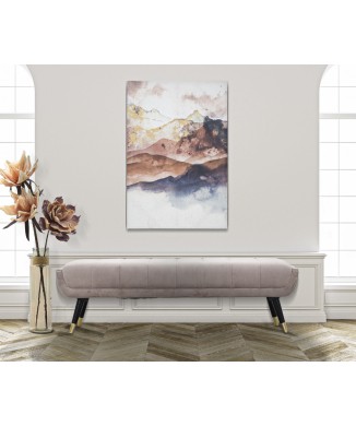 HNĚDÝ HORSKÝ MALOVANÝ TISK