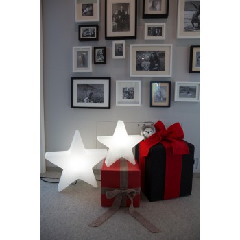 Svítící hvězda 40 cm 32349W Design 8 ročních období