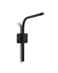 Nástěnný držák pro přenosné lampy Nali z černého lakovaného kovu