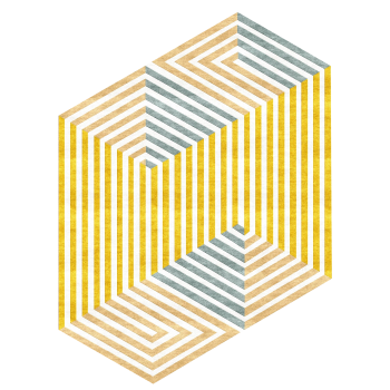 Ručně prošívaný koberec TISCA série "H"