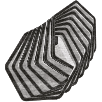 Ručně prošívaný koberec TISCA série "H"