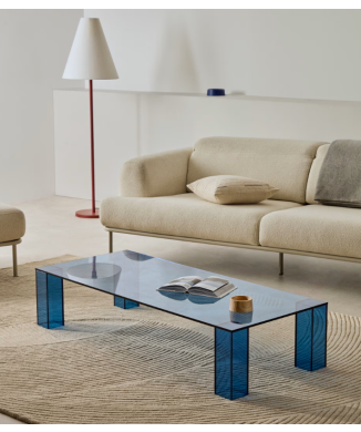 Konferenční stolek z tvrzeného skla Adularia