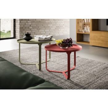 Ocelový konferenční stolek