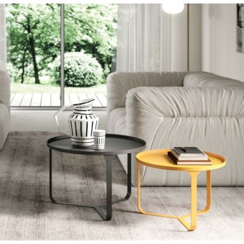 Ocelový konferenční stolek