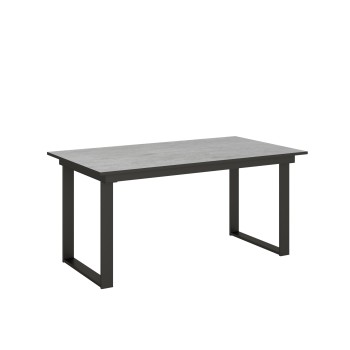 Stůl Bandos - Rozkládací stůl 90x160/220 cm Bandos s rámem z bílého jasanu a antracitu