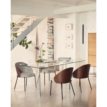 Skleněný stůl Burano 200 x 90 cm