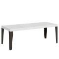 Rozkládací stůl 90x160/264 cm Flame Premium s antracitovým rámem