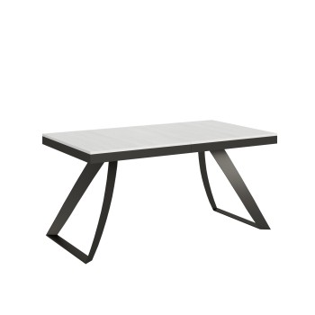 Stůl Proy Evolution Anthracite - Rozkládací stůl 90x160/264 cm Proxy Evolution rám z bílého jasanu antracit
