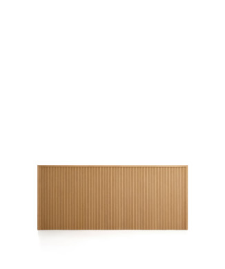 Čelo postele z dubové dýhy Helvine pro postel 160 cm FSC 100%
