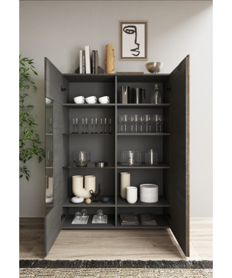 VENUS - Dvoudveřová vitrína