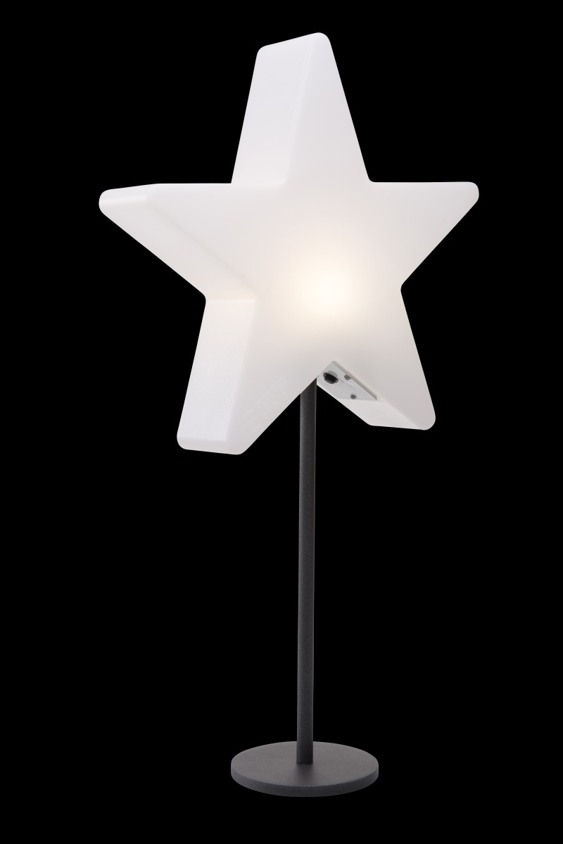 BESPORTBLE Stella Luminosa 3D Per Albero Di Natale E Finestra, 45 Cm, Luce LED A Sospensione, Colore Bianco